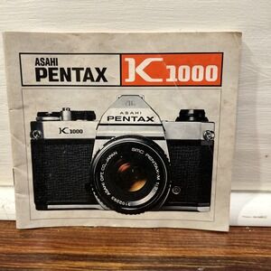 Pentax Asahi K1000 Camera Manual Instruction Booklet